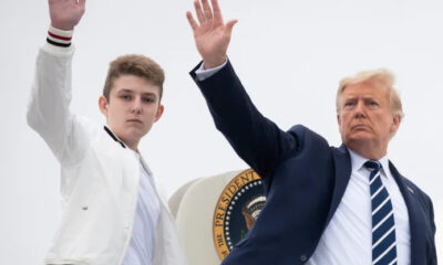 Former President Donald Trump & Barron Trump. Credit | Getty Images